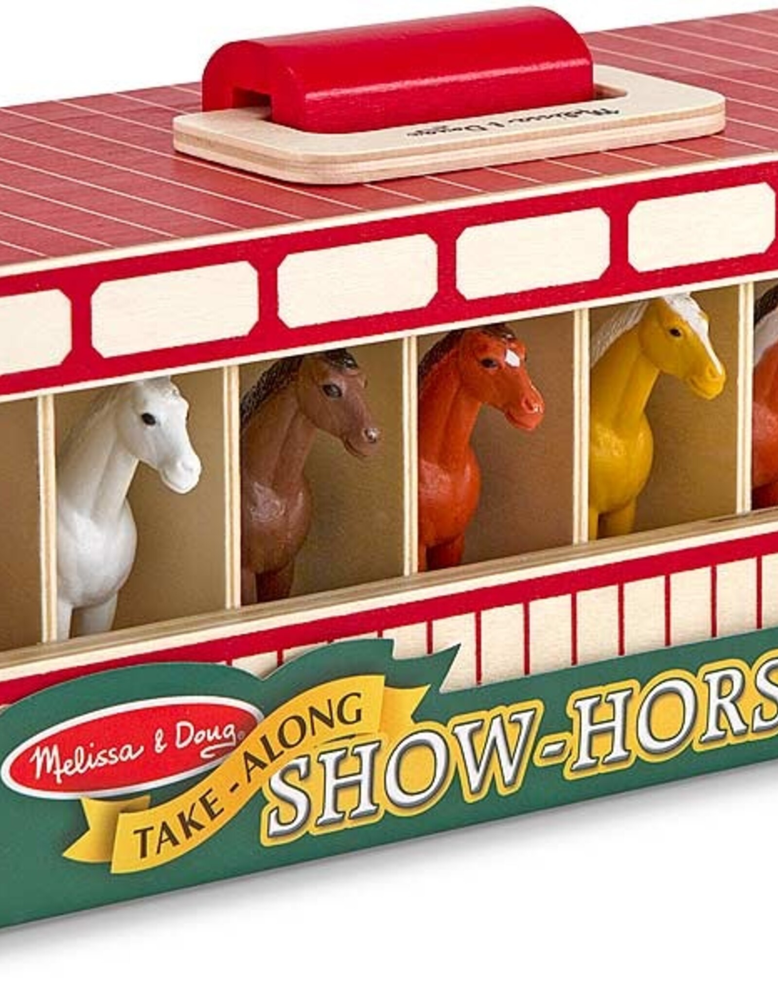 MELISSA & DOUG Take-Along Show-Horse Stable