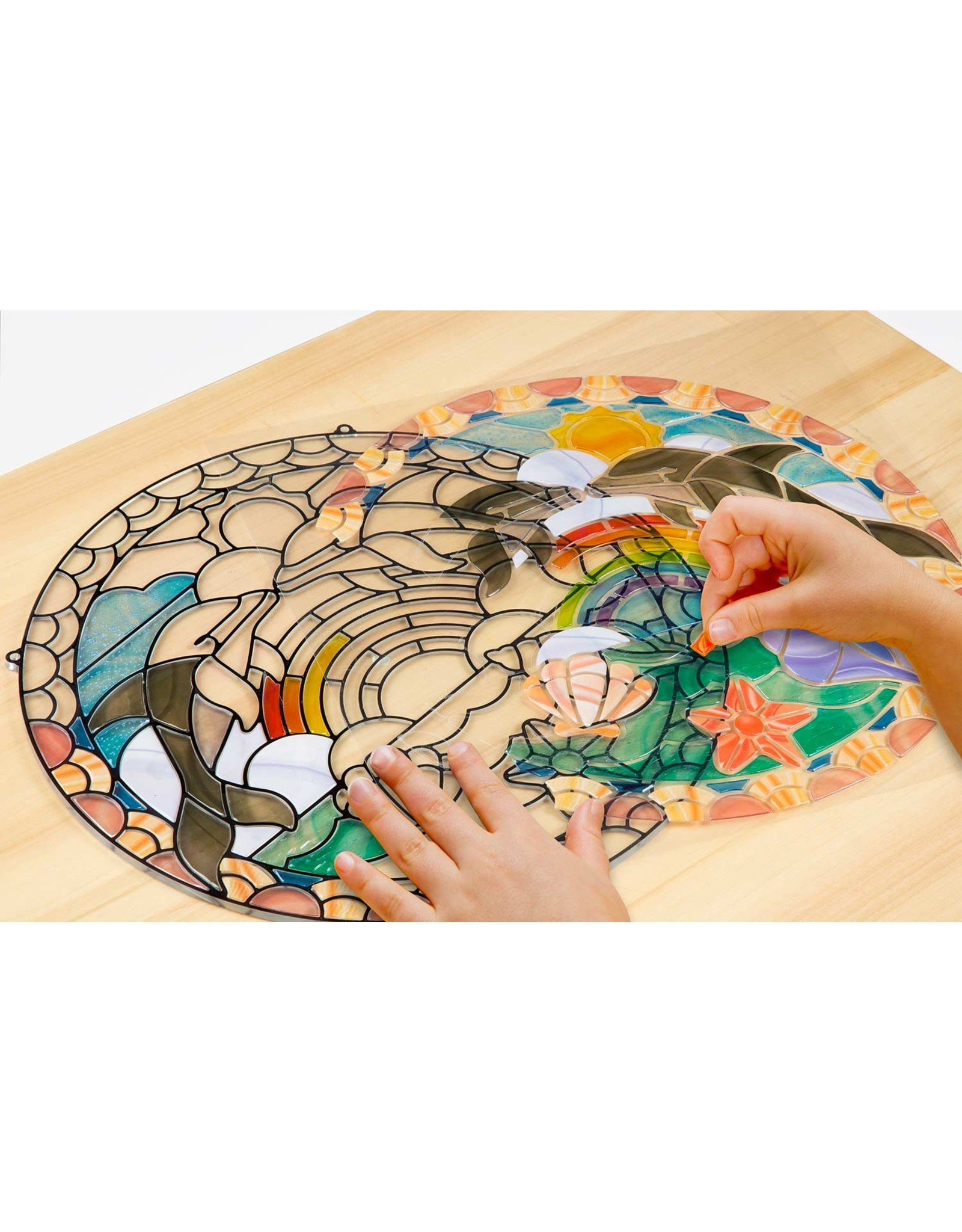 MELISSA & DOUG Stained Glass - Dolphins