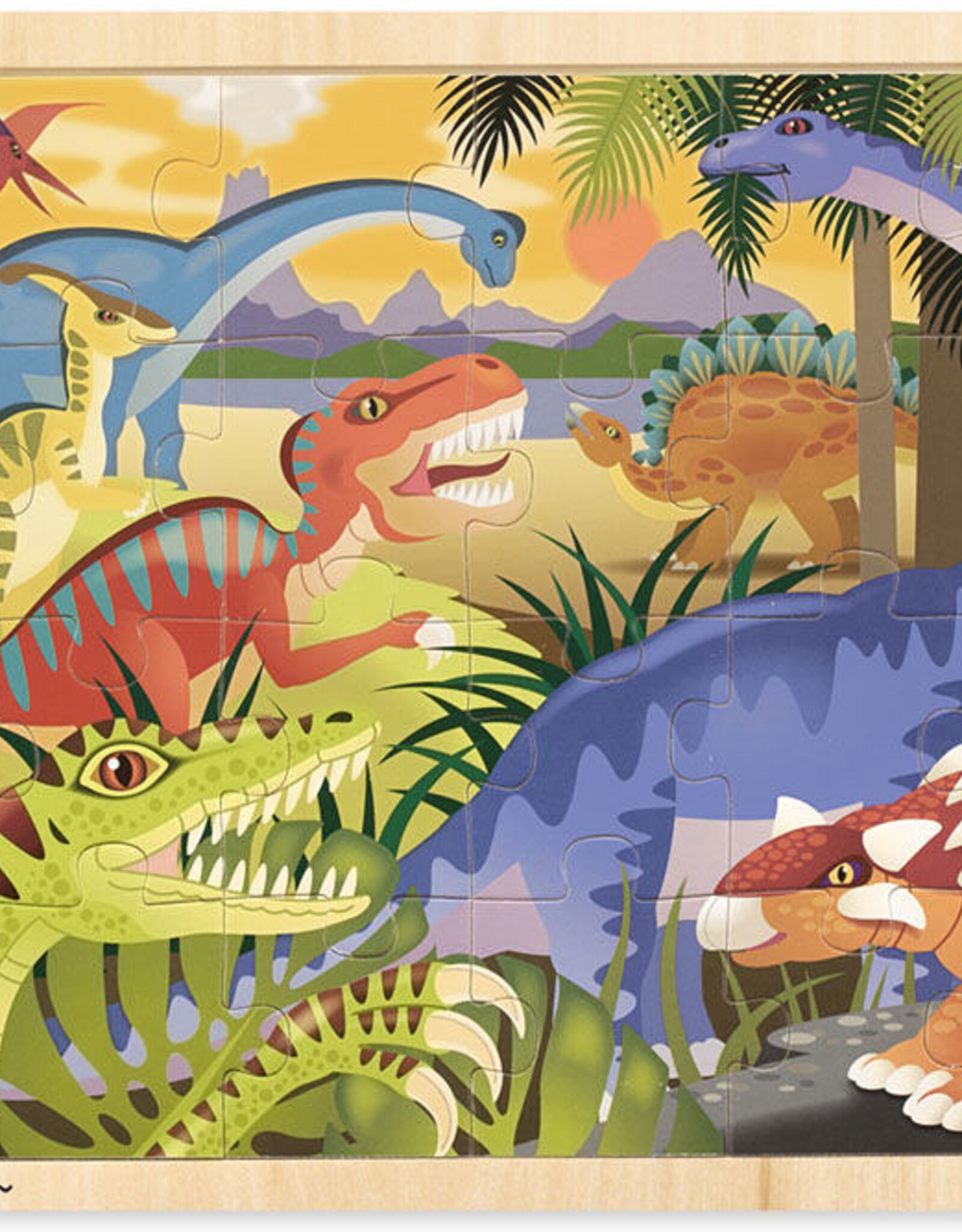 MELISSA & DOUG Dinosaur Jigsaw (24pc)