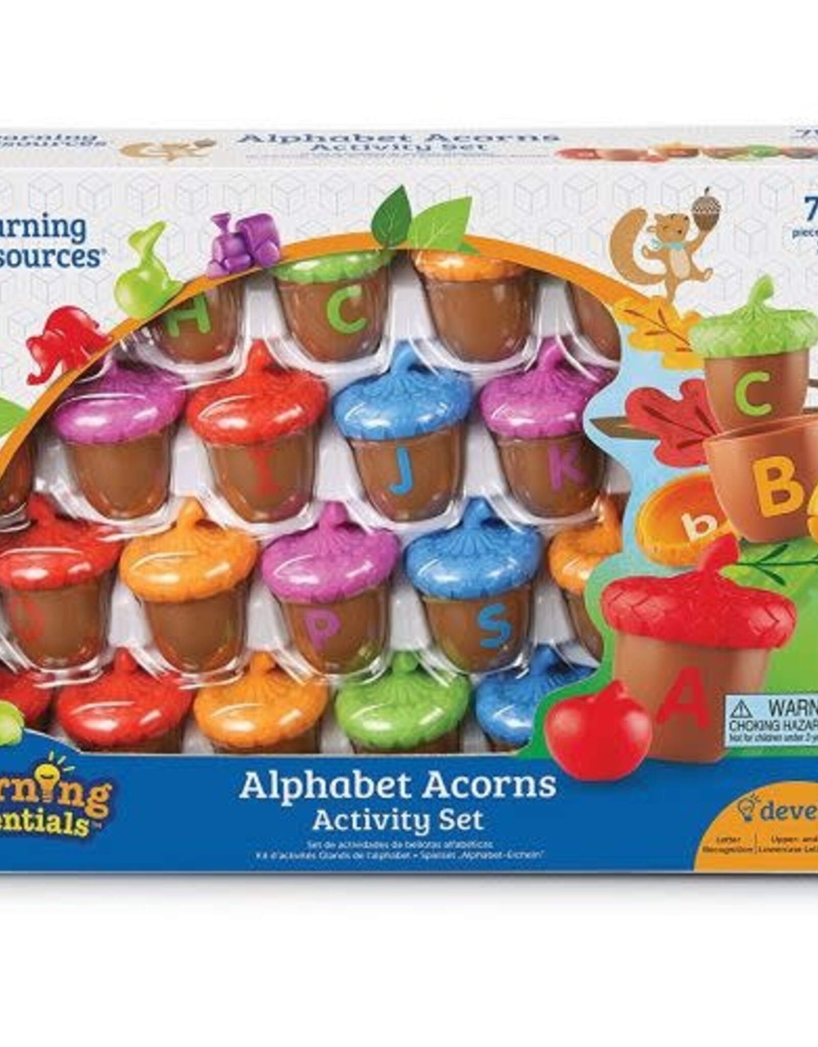 LEARNING RESOURCES Alphabet Acorns Activity Set
