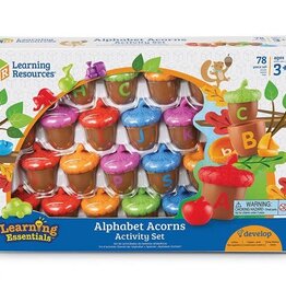 LEARNING RESOURCES Alphabet Acorns Activity Set