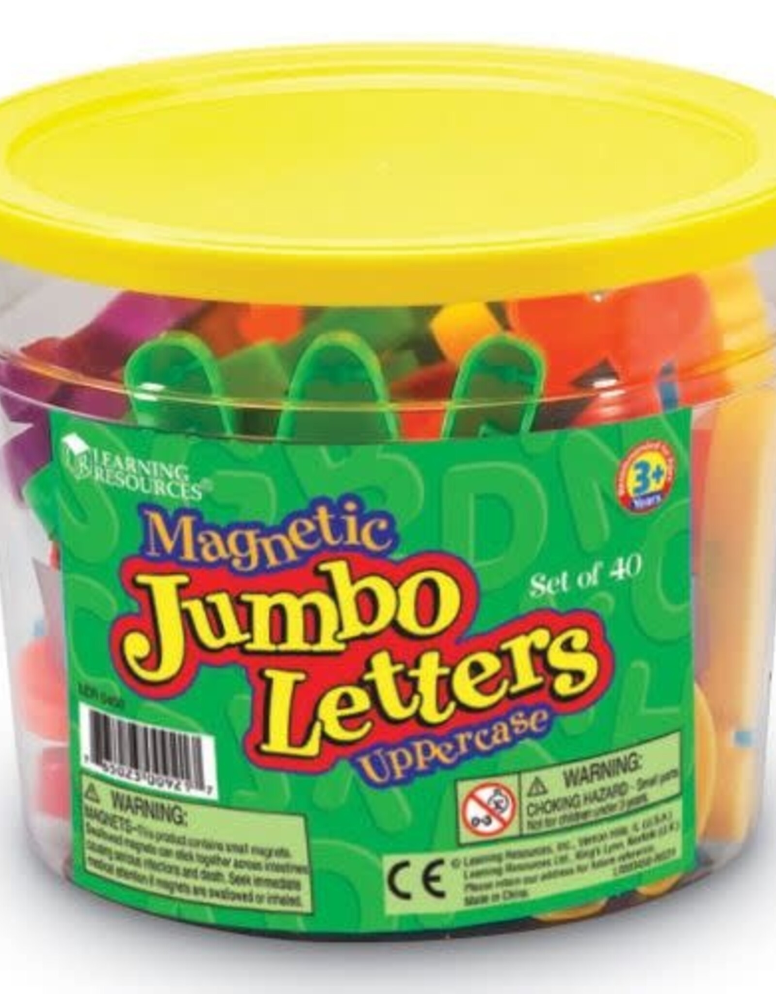 LEARNING RESOURCES JUMBO MAGNETIC UPPERCASE LETTERS (40 PC)