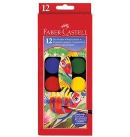 Faber Castell 12ct Watercolor Paint Set (cakes)