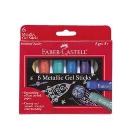 Faber Castell 6ct Metallic Gel Sticks