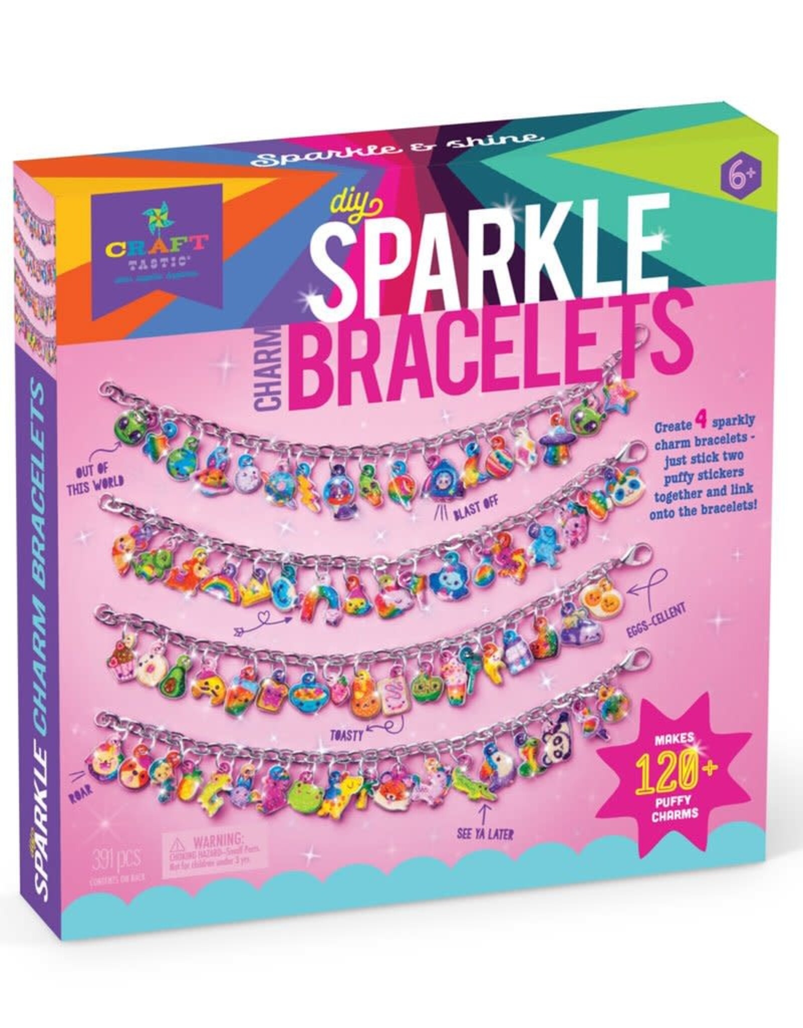 ANN WILLIAMS GROUP Craft-tastic DIY Glitter Charm Bracelets