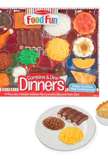 MELISSA & DOUG Food Fun - Combine & Dine Dinners (Red)