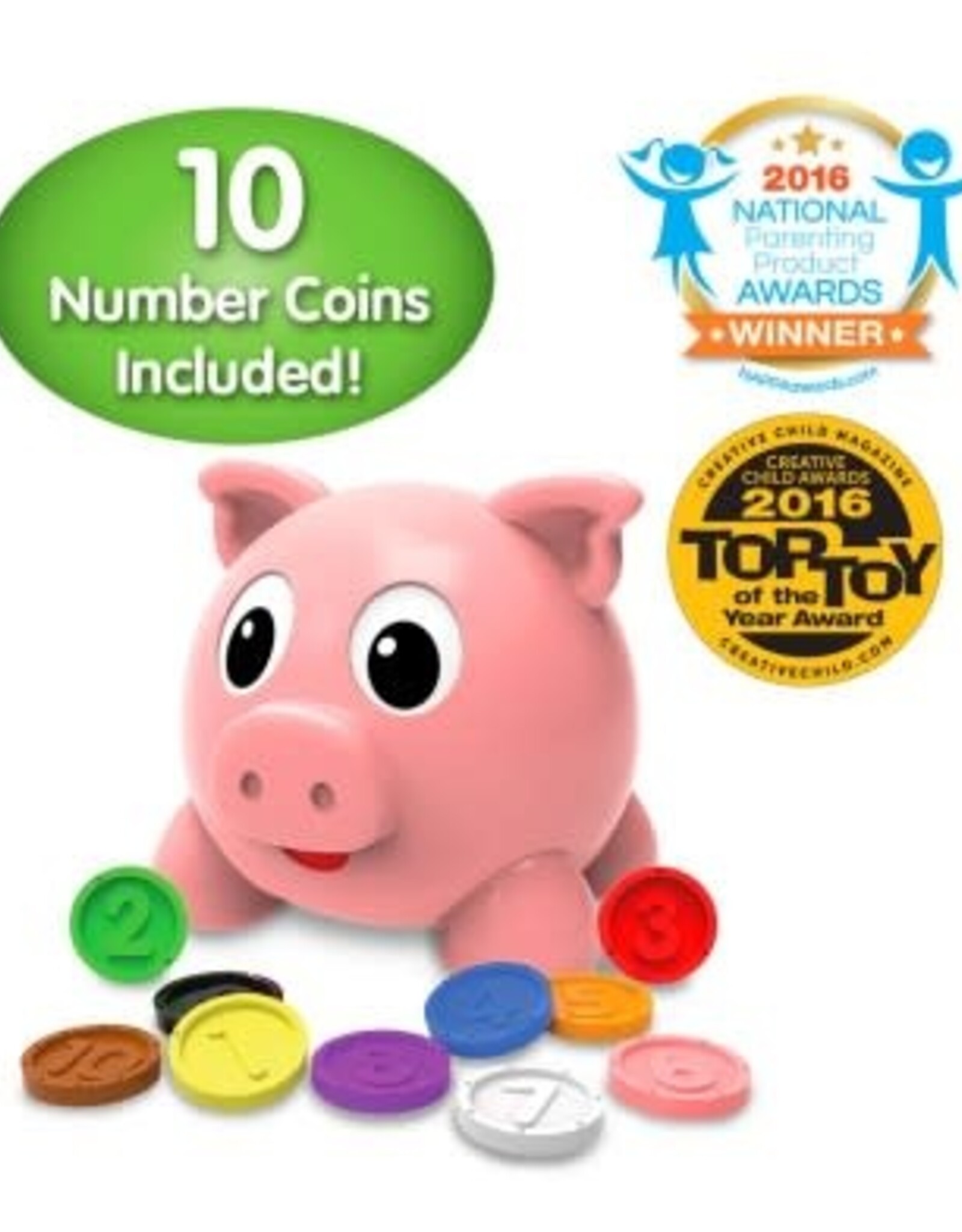 The Learning Journey Learn with Me - Numbers and Colors Pig E Bank
