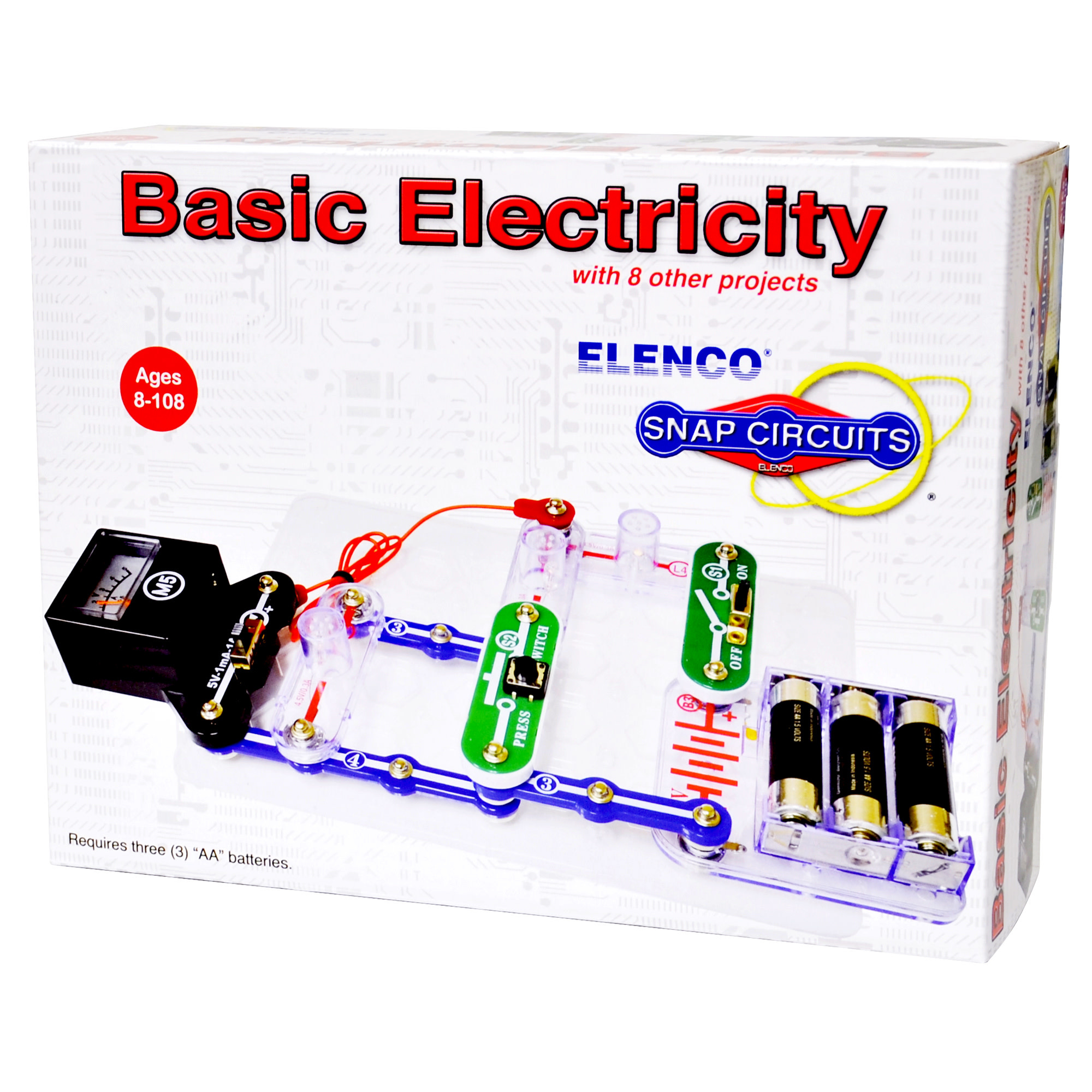 ELENCO ELECTRONICS Snap Circuits Basic Electricity - Zen's Toyland