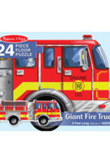 MELISSA & DOUG Giant Fire Truck Shaped Puzzle