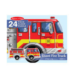 MELISSA & DOUG Giant Fire Truck Shaped Puzzle