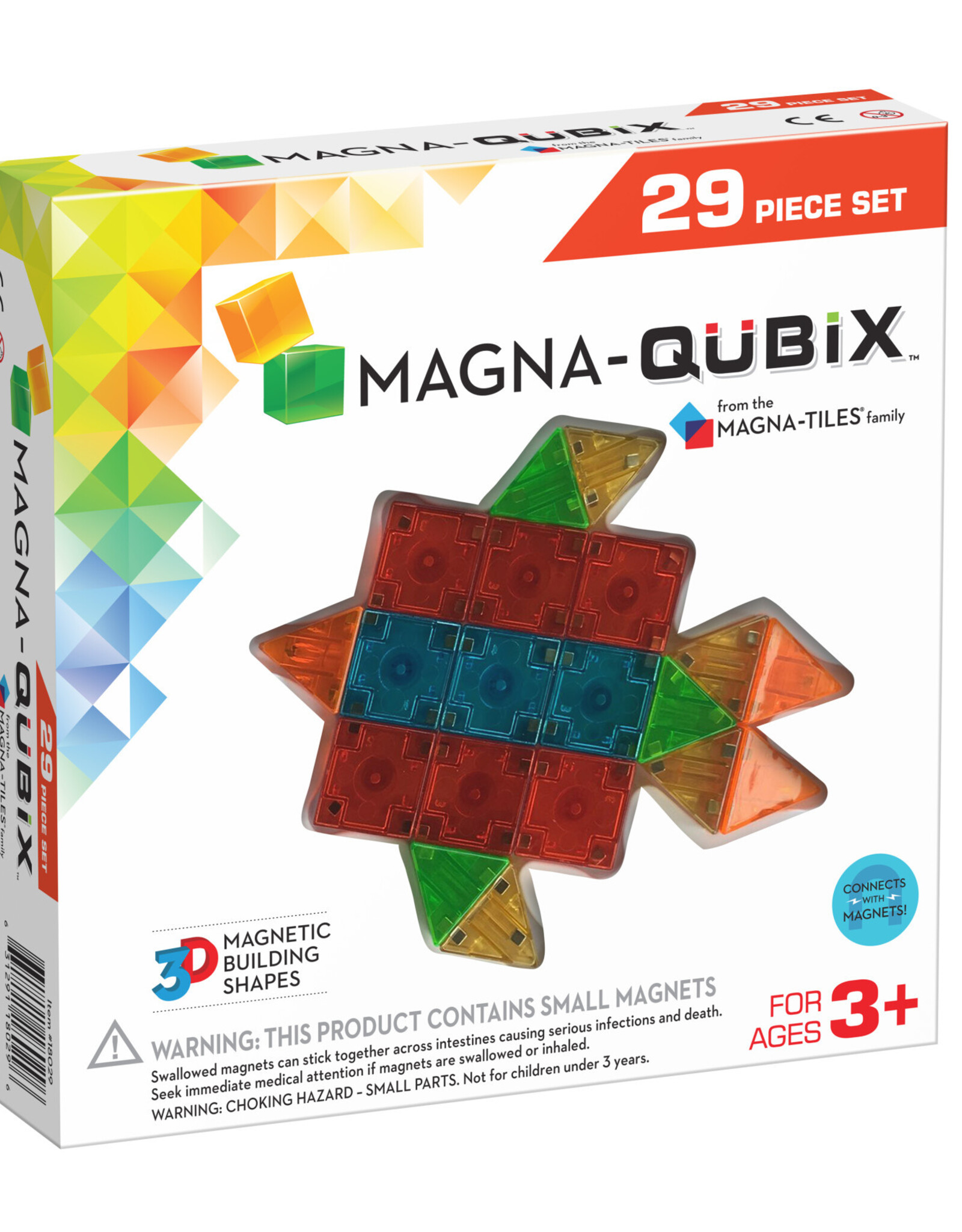 Magna-Tiles Magna-Qubix 29 Piece Set
