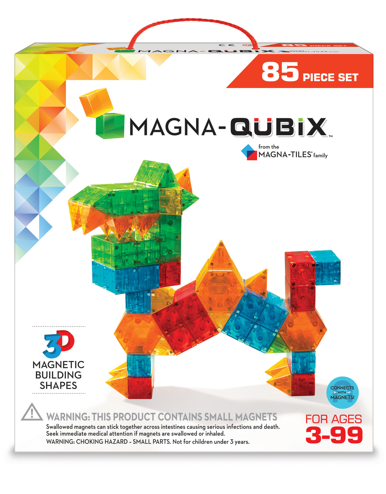 Magna-Tiles Magna-Qubix 85 Piece Set