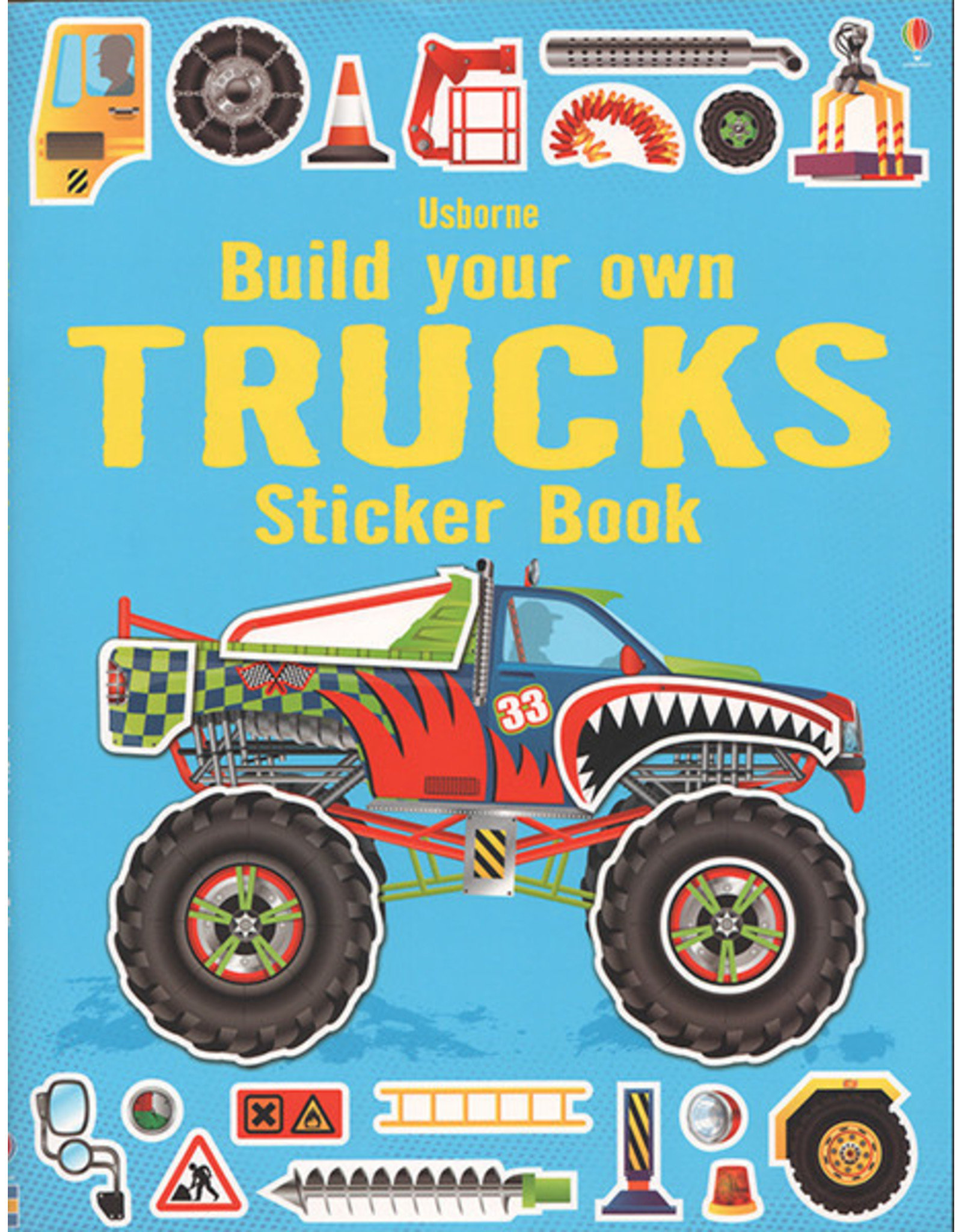 Usborne Kane Miller Books Build Own Trucks Sticker Bk Zen S Toyland