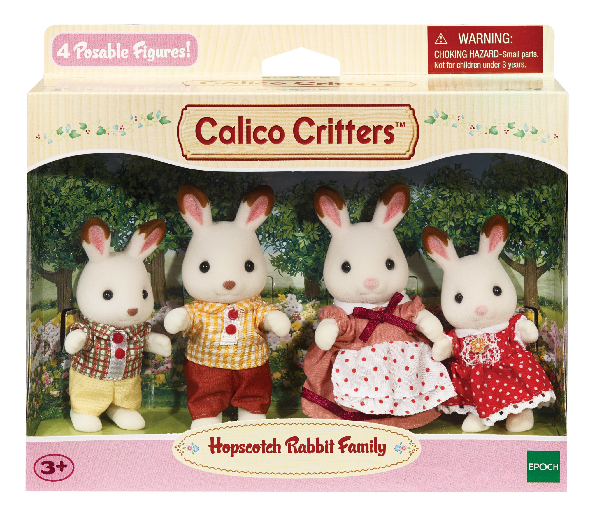 calico critters sweetpea rabbit family names