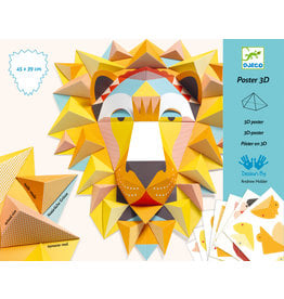 DJECO The King 3D Poster Paper Creation Activity