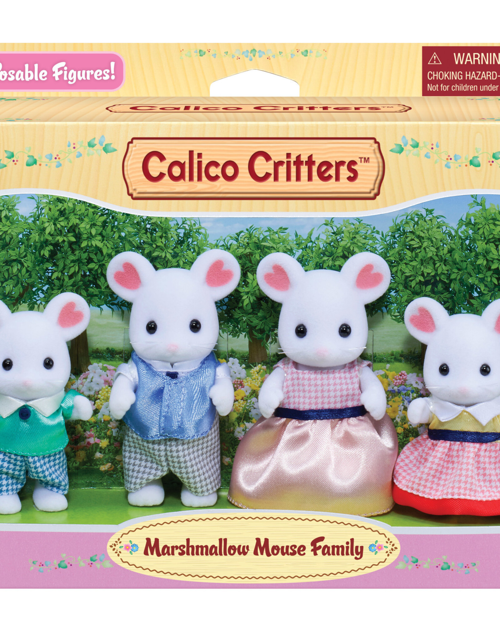 Calico Critters MARSHMELLOW MOUSE FAMILY