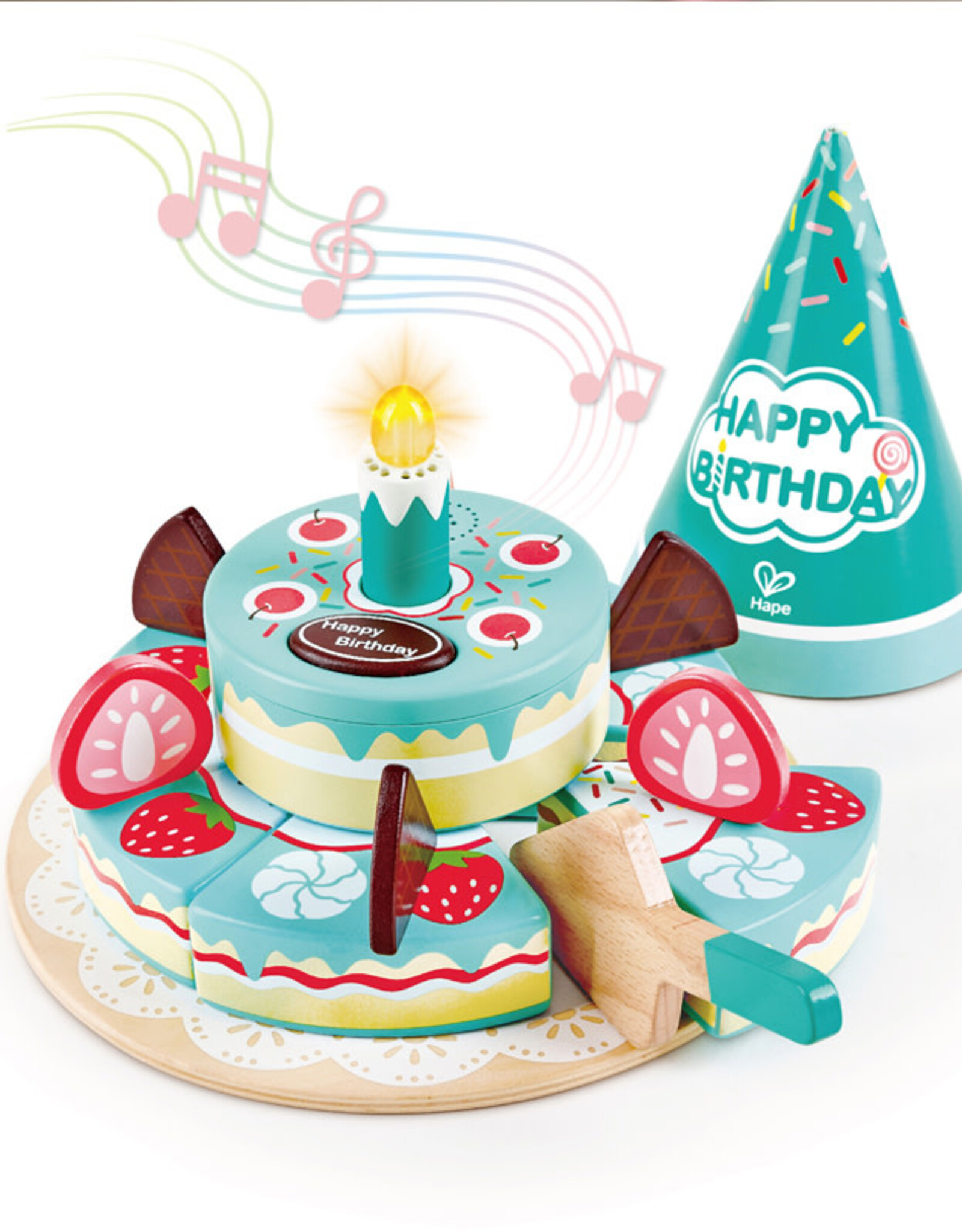 Hape Interactive Happy Birthday Cake