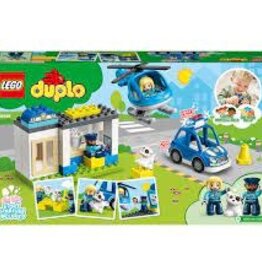 Lego Police Station & Helicopter