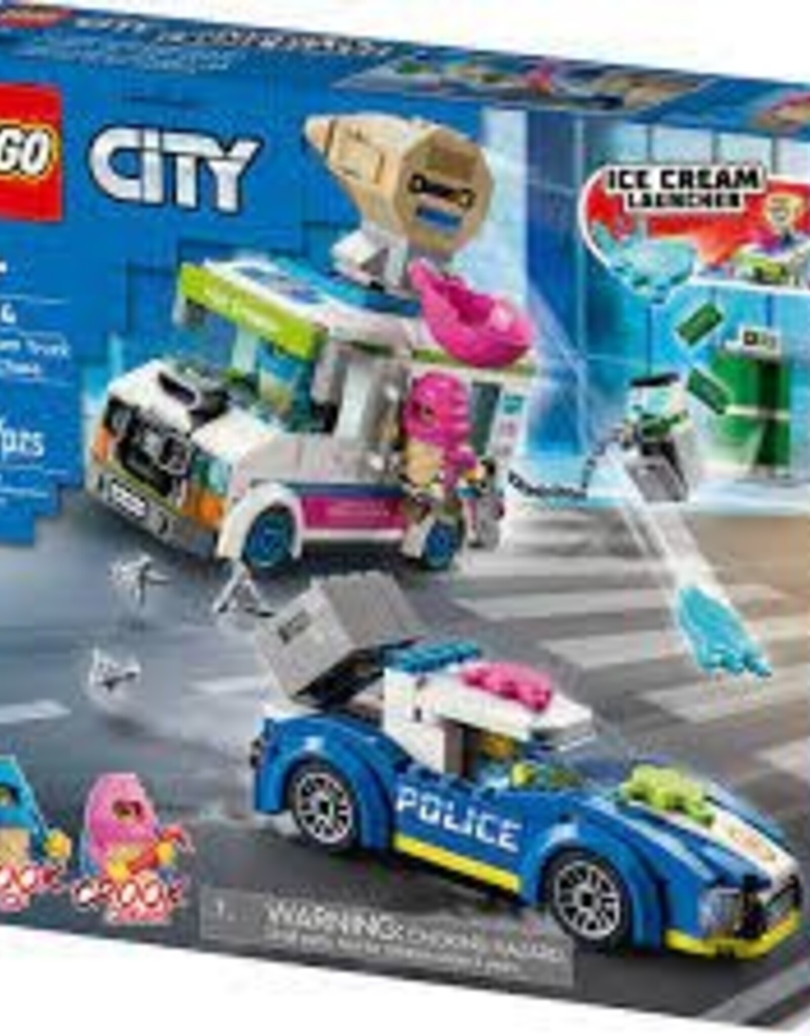 Lego Ice Cream Truck Police Chase