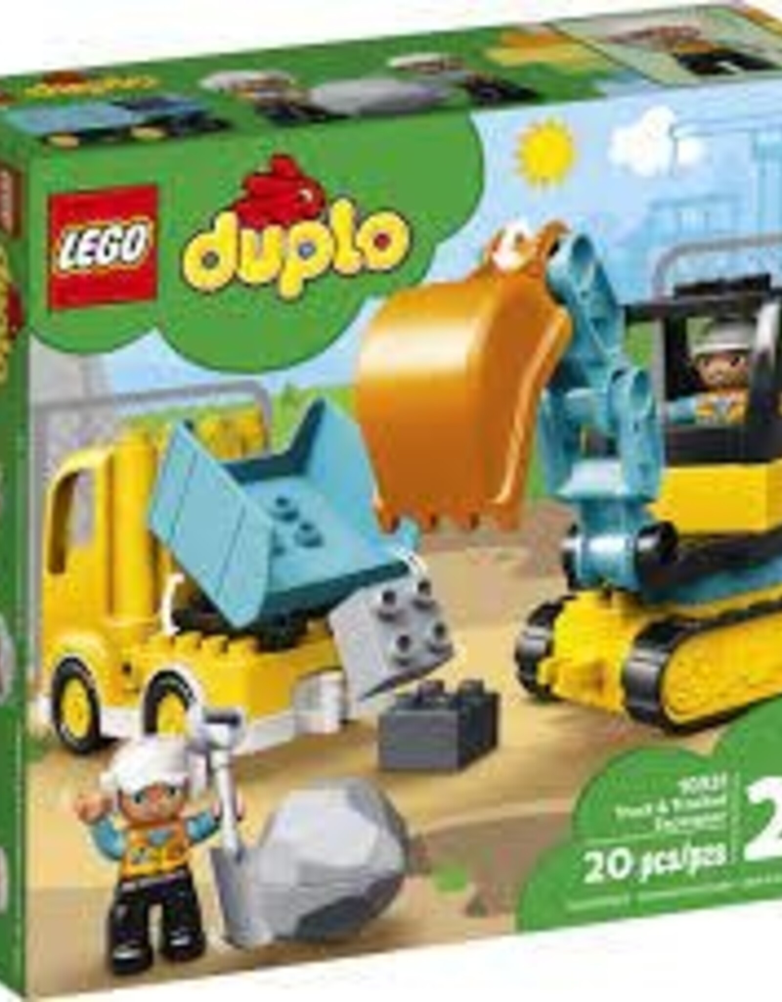 Lego Truck & Tracked Excavator