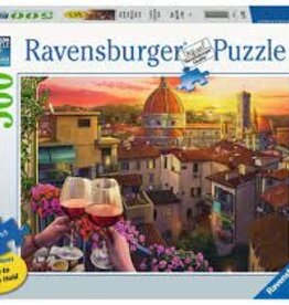 Ravensburger Cozy Wine Terrace (500 pc Lrg Fmt)