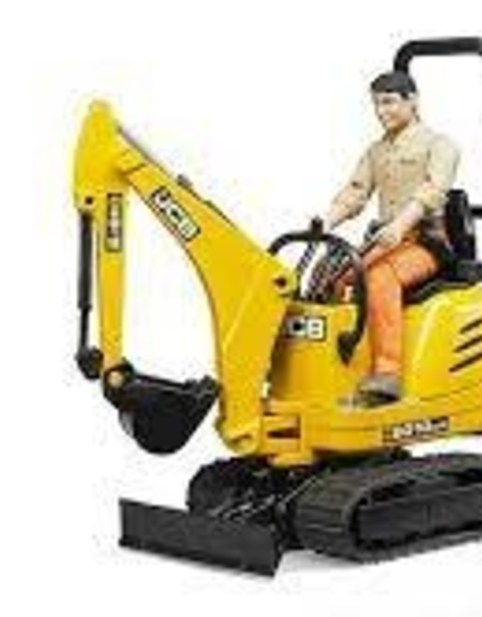 BRUDER TOYS AMERICA INC JCB Micro excavator 8010 CTS and Construction worker