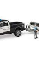 BRUDER TOYS AMERICA INC RAM 2500 Polizei Pickup mit L+S Modul, 2 Figure