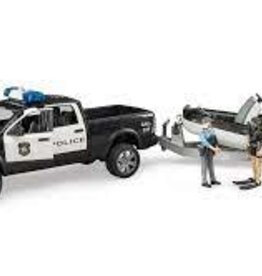 BRUDER TOYS AMERICA INC RAM 2500 Polizei Pickup mit L+S Modul, 2 Figure