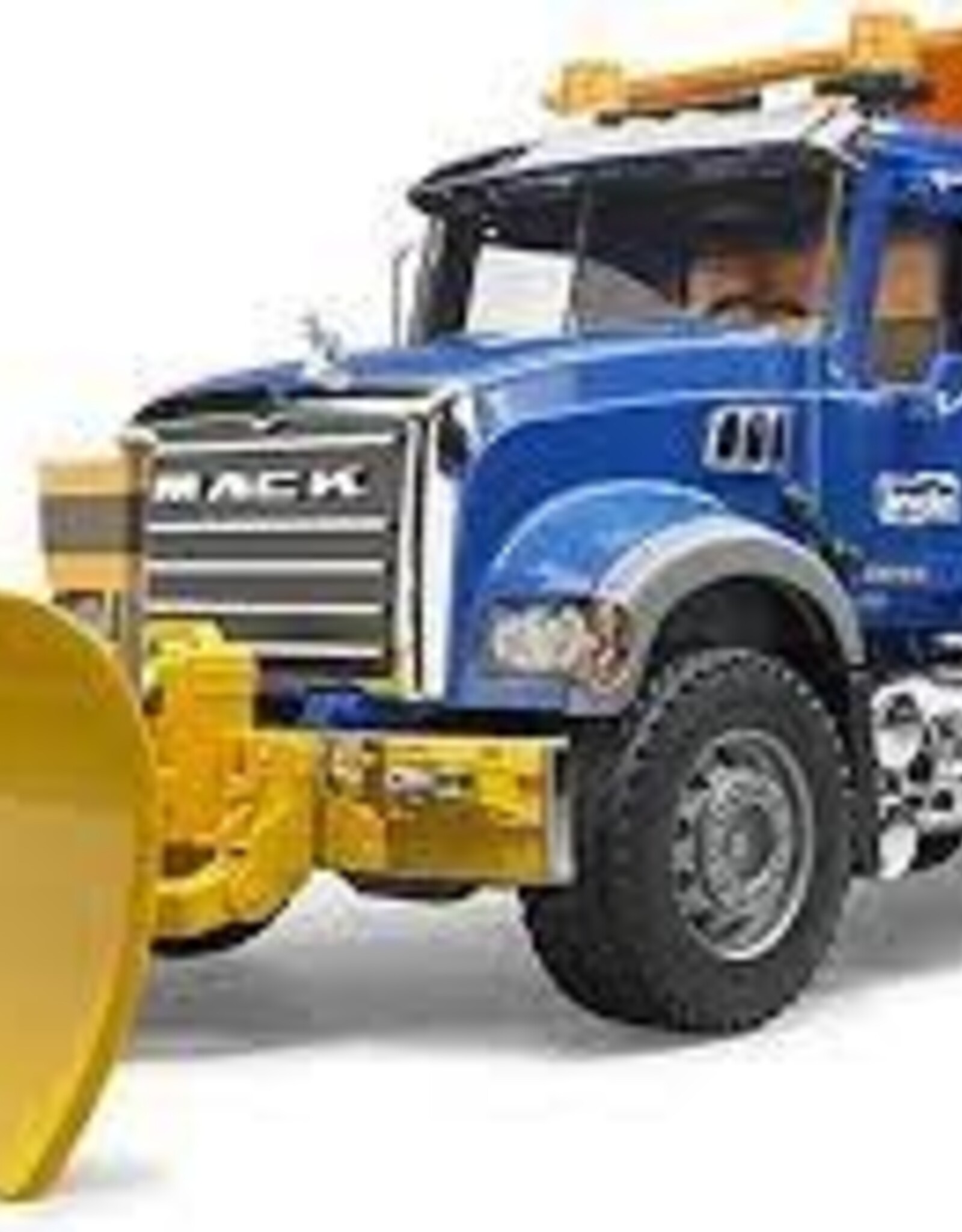 BRUDER TOYS AMERICA INC MACK Granite Dump Truck with Snow Plow Blade
