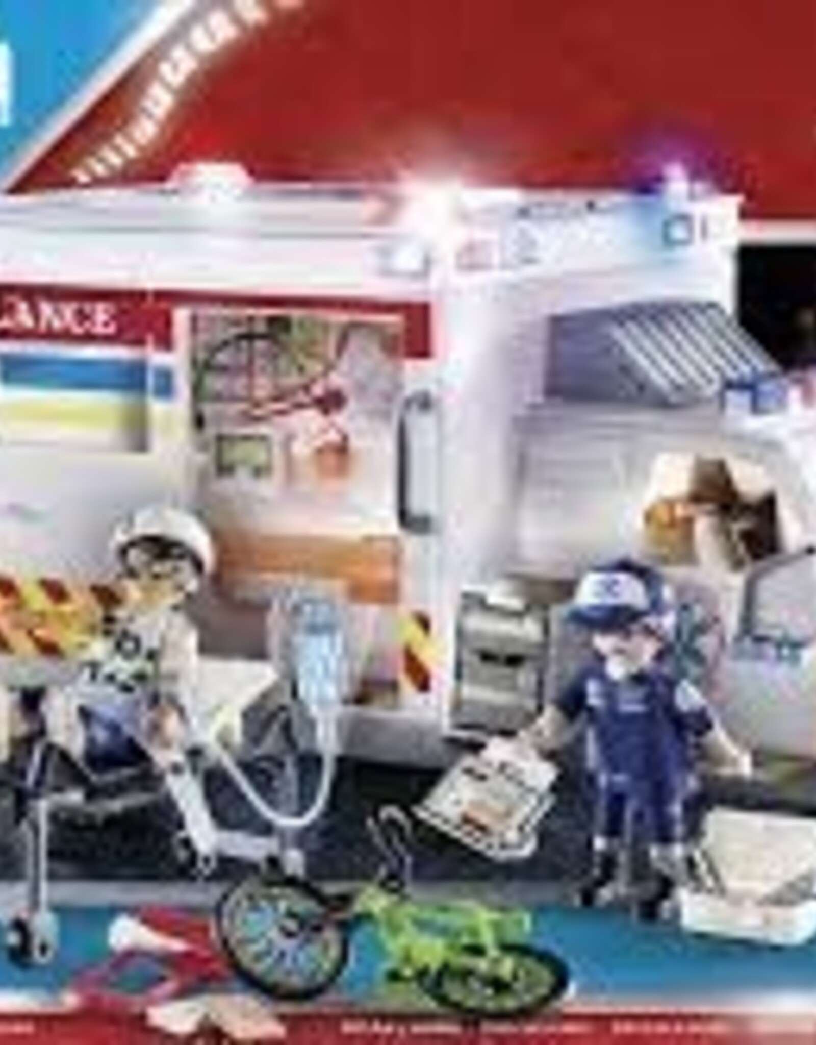 PLAYMOBIL U.S.A. Rescue Vehicles: Ambulance with Lights and Sound