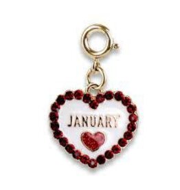 Charm It! GOLD JANUARY BIRTHSTONE CHARM