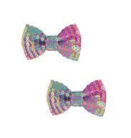 Great Pretenders Rainbow Sequins Bows, 2pc