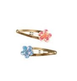 Great Pretenders Shimmer Flower Hair Clips, 2pc