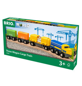 BRIO CORP Three Wagon Cargo Train