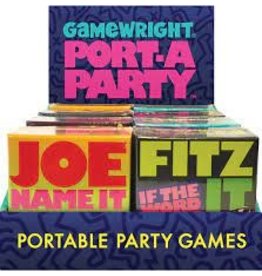 GAMEWRIGHT Port-A-Party Assortment w/display *(1104, 1105, 1106, 1108)