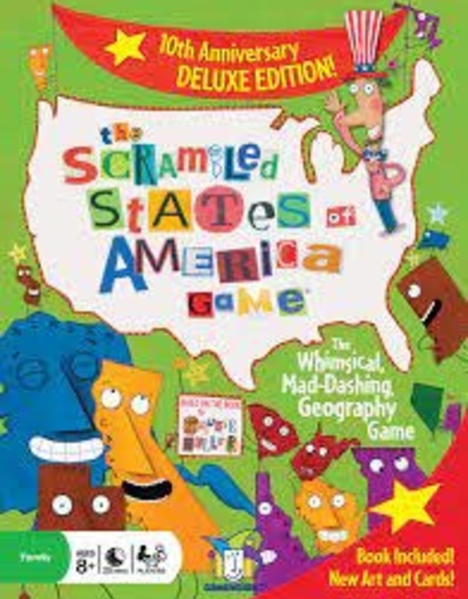 GAMEWRIGHT Scrambled States Of America Deluxe Collector's Edition
