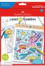 Faber Castell PAINT BY NUMBER MERMAID PETS WALL ART