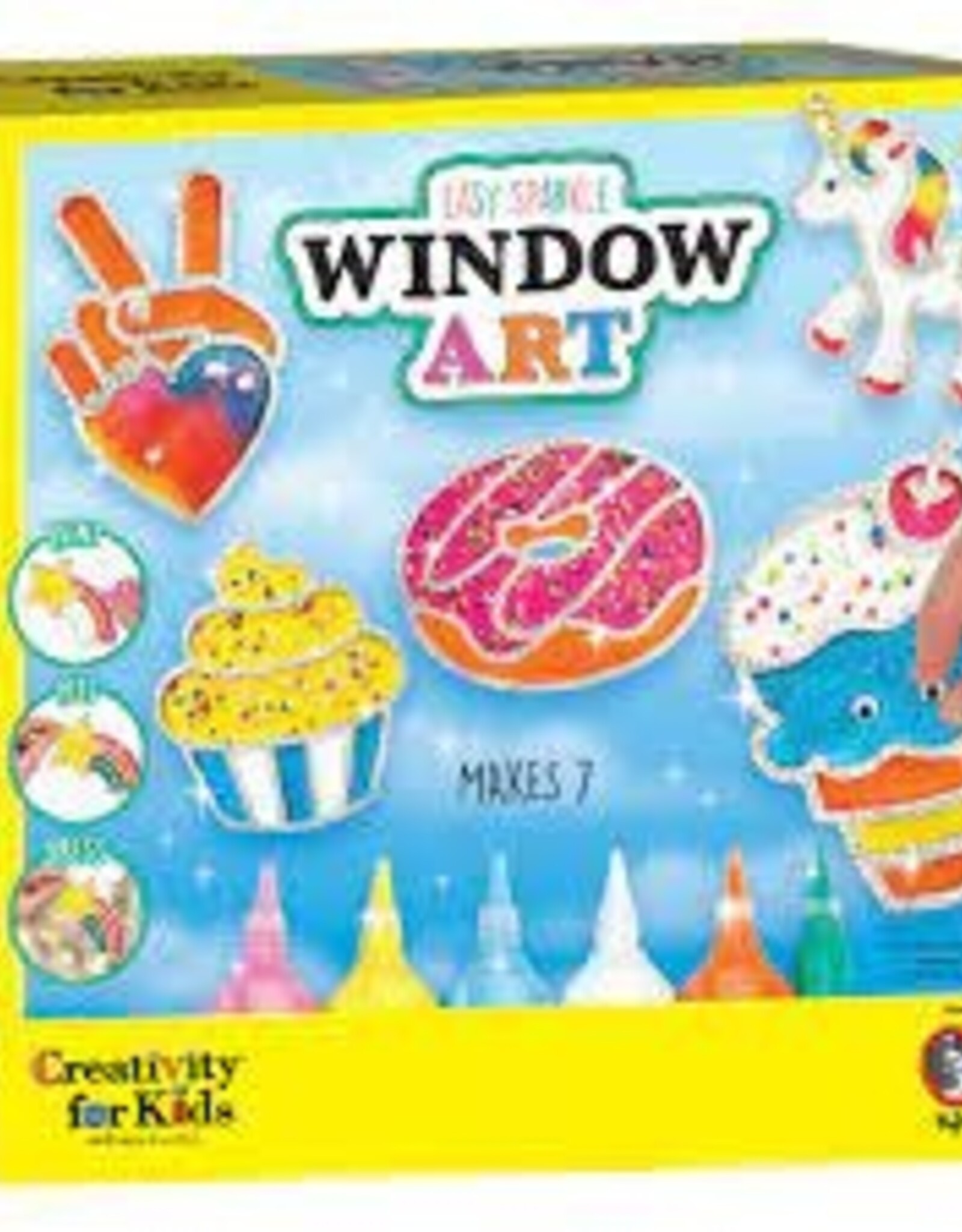 Creativity for Kids Rainbow Sprinkles Easy Sparkle Window Art