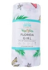 Little Hometown Florida Swaddle Blanket (Floral)