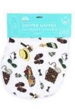 Little Hometown Dapper Napper 2-in-1 Burp Cloth and Bib