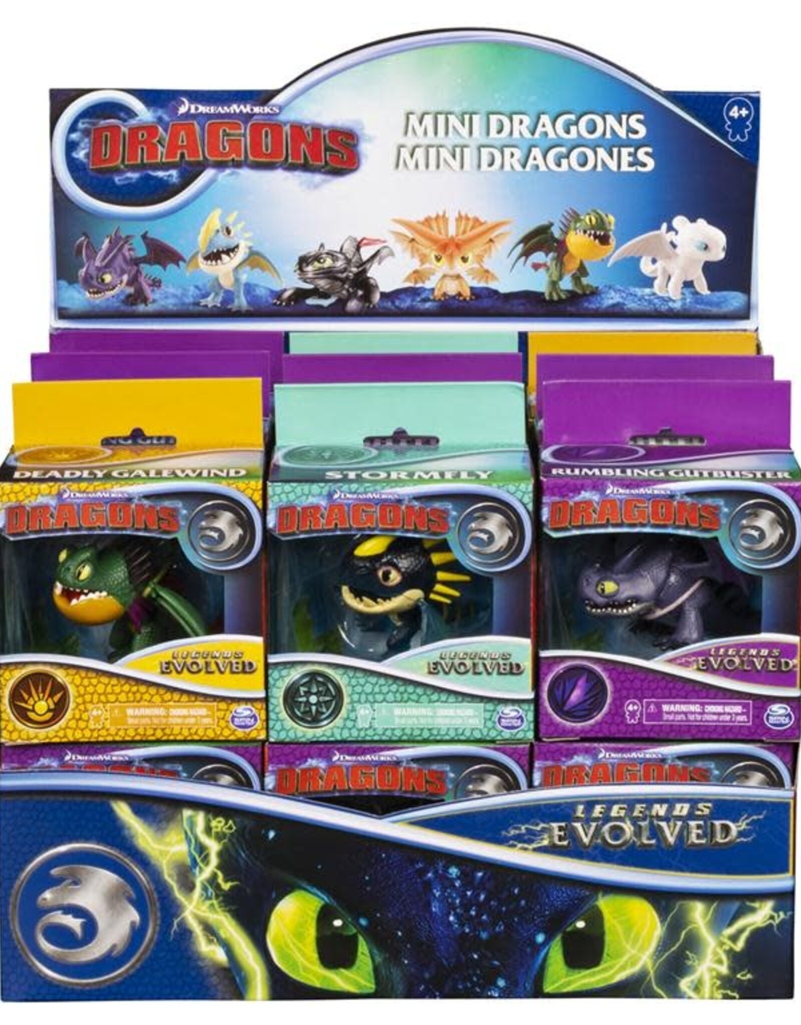 Gund/Spinmaster DreamWorks Dragons, Collectible Mini Dragon Figure