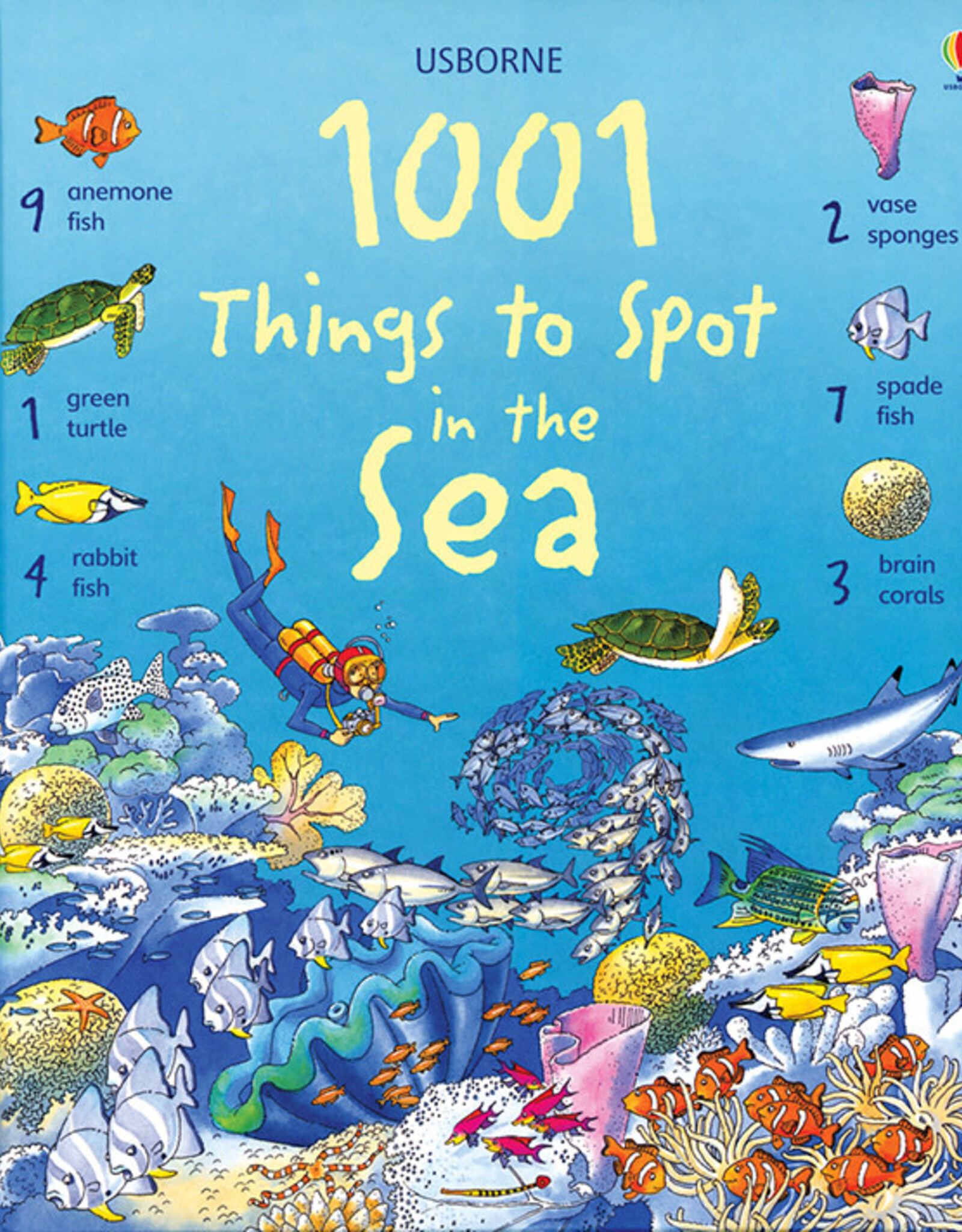 Usborne & Kane Miller Books 1001 THINGS TO SPOT-SEA
