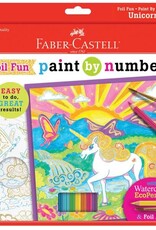 Faber Castell Paint By Number Unicorn Foil Fun