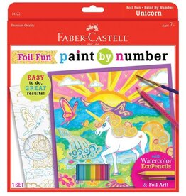 Faber Castell Paint By Number Unicorn Foil Fun