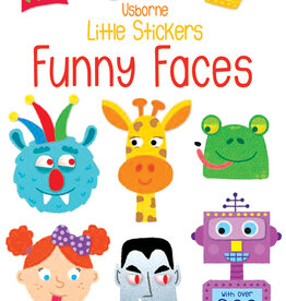 Usborne Little Stickers Funny Faces