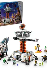 Lego Space Base and Rocket Launchpad