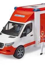 BRUDER TOYS AMERICA INC MB Sprinter Ambulance with driver