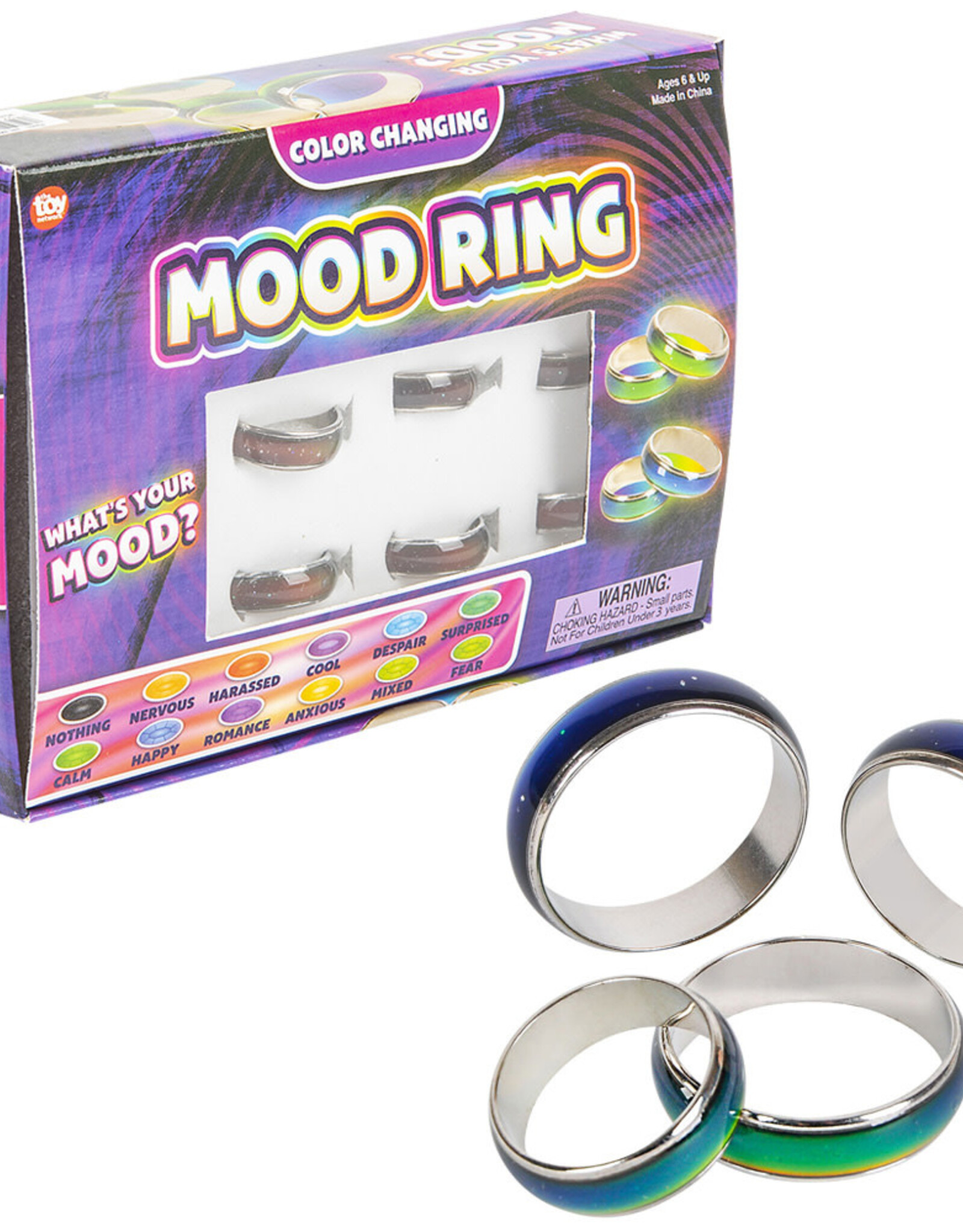 TOY NETWORK MOOD RING BANDS