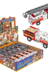 TOY NETWORK 5.5" DIECAST PULL BACK FIRE TRUCK