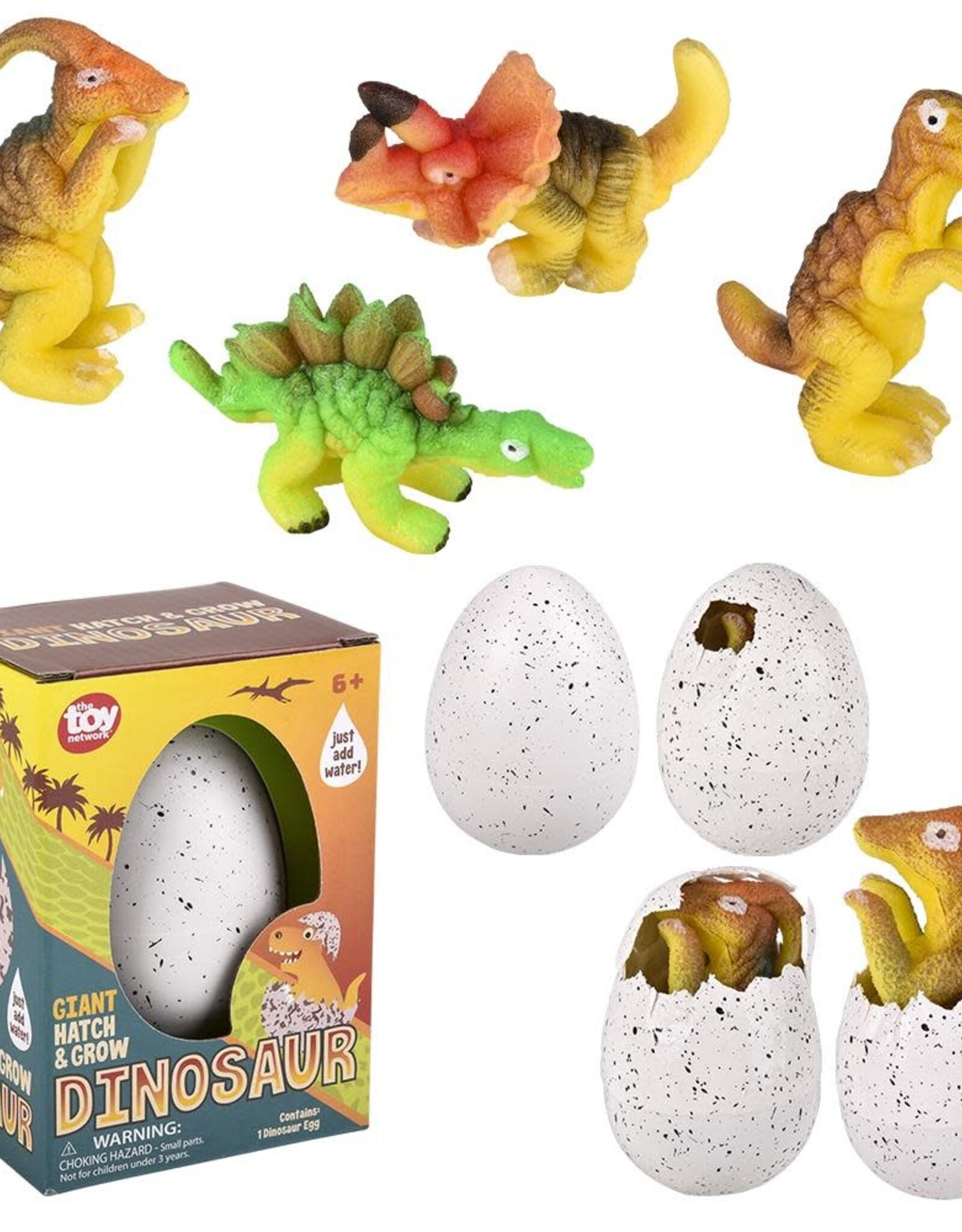 TOY NETWORK GIANT HATCH AND GROW DINO